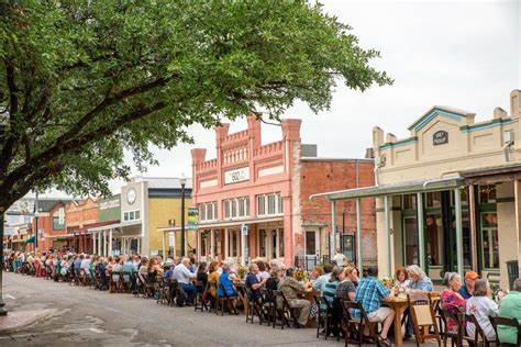 Feast on Main Street in Bastrop, Texas.